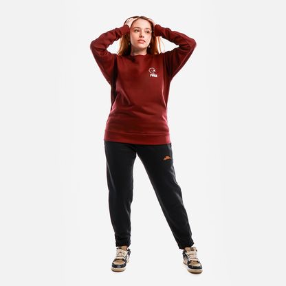 RED FURIA CLASSIC POCKET CREWNECK SWEATSHIRT