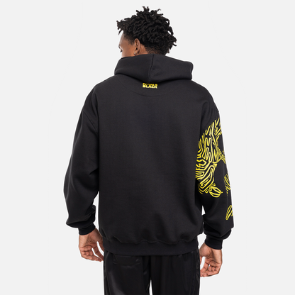 FURIA FUTURE IS BLACK OVERSIZED HOODIE